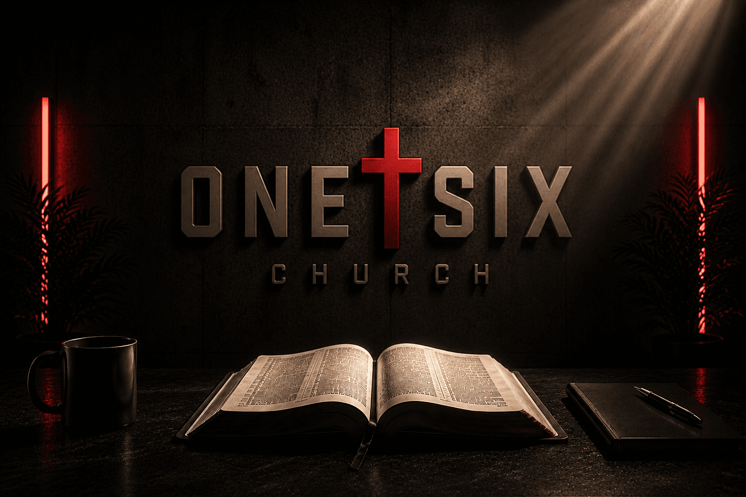 Prayer and connection at ONE1SIX Church